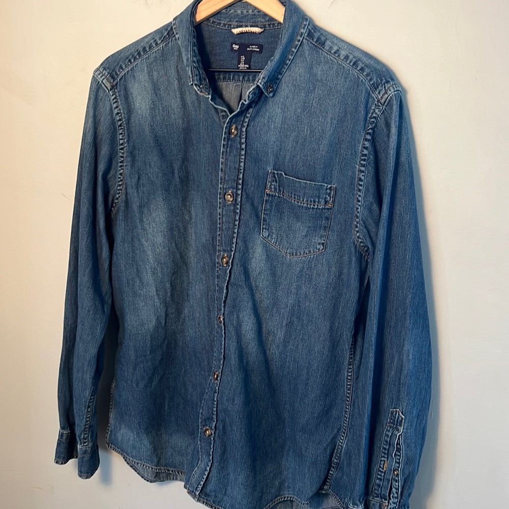 GAP Denim Shirt sz L